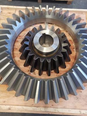 Bề mặt mặt đất hoàn thiện cổ phiếu Bevel Gears cho máy nghiền hiệu suất cao